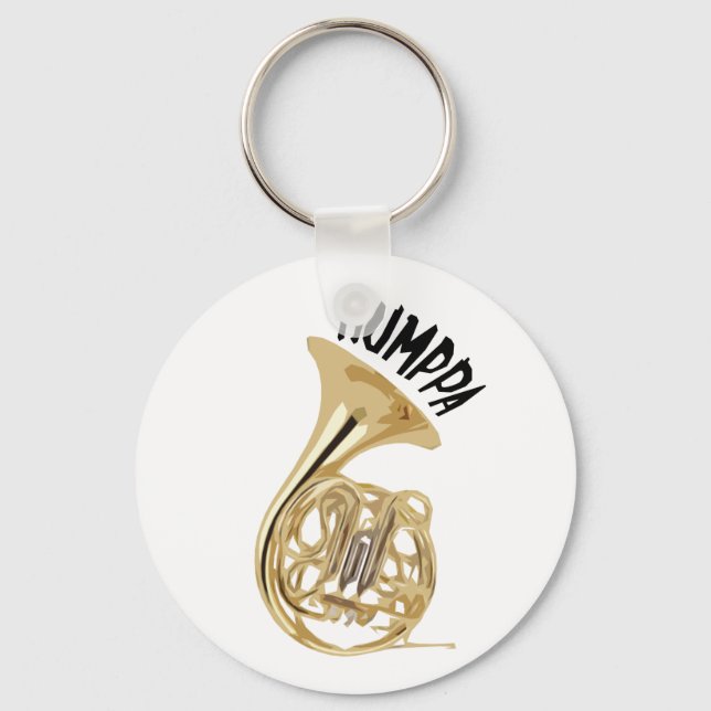 Brass Humppa Keychain (Front)