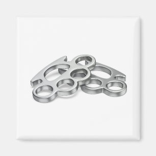 Brass knuckles magnet