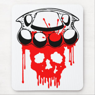 Brass Knuckles Mouse Pad