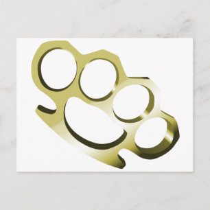 Brass Knuckles Postcard