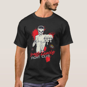 Brass Knucks Skeleton Fighter Shootfighting T-Shirt
