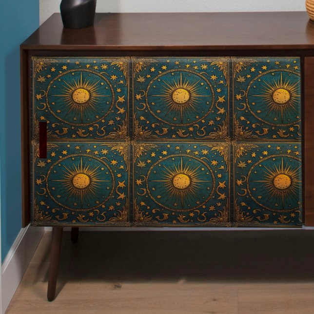 Brass Suns Decoupage Tissue Paper (Creator Uploaded)