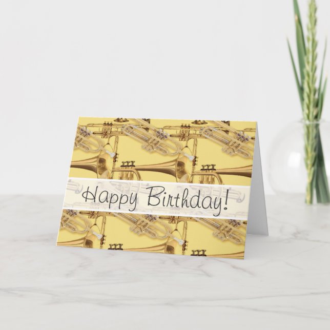 Brass Trumpet Pattern Card (Front)