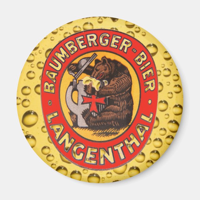 Brasserie de Baumberger Langenthal Magnet (Devant)
