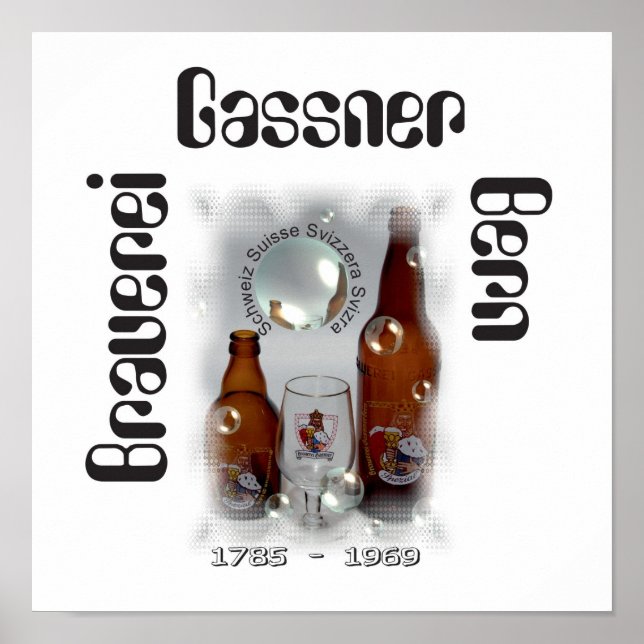 Brasserie Gassner Bern Poster (Devant)