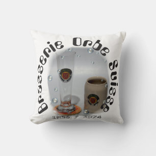 Brasserie Orbe Kissen Throw Pillow