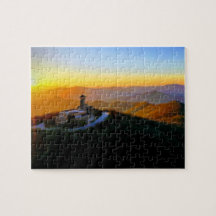 Brasstown Bald Observation Tower at Sunrise