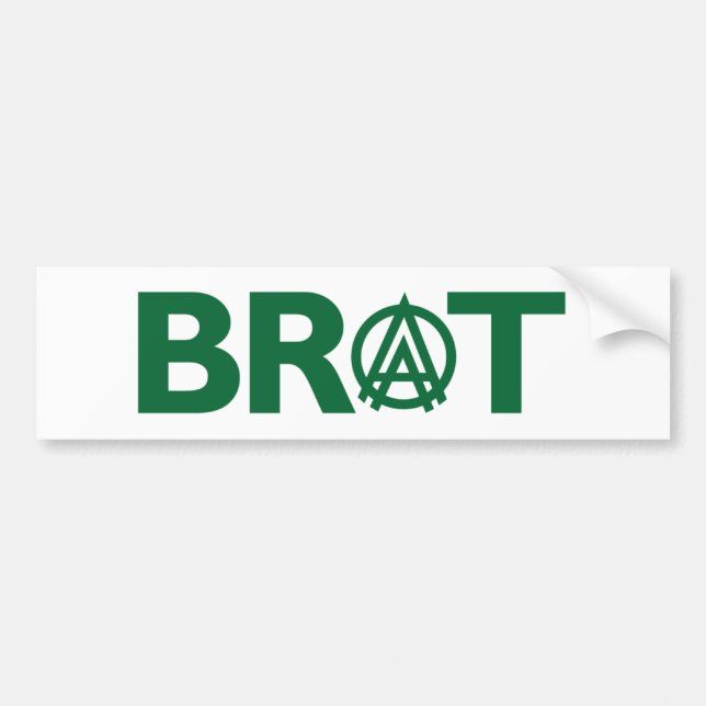 Brat Bumper Sticker (Front)