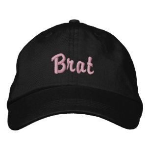 Brat Embroidered Flirty Cap