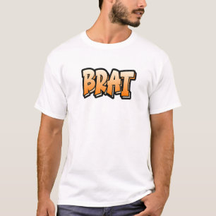 Brat Graffiti Style Design That Says Brat T-Shirt