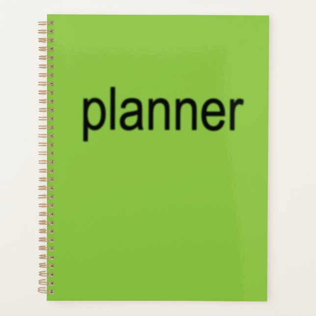 Brat Green Planner (Front)