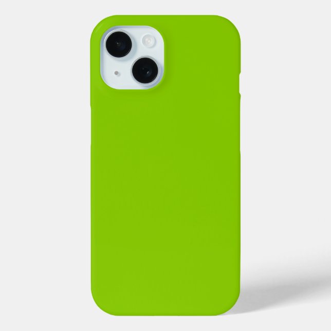 Brat Green Solid Colour Case-Mate iPhone Case (Back)
