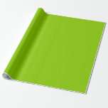 Brat Green Solid Colour Wrapping Paper<br><div class="desc">Gift Giving Package Wrapping Paper Roll printed with Brat Green Solid Colour graphic art design illustration and select products collection by TheFabricSeal print on demand shop at Zazzle.com #ZazzleMade https://www.zazzle.com/store/thefabricseal TheFabricSeal©️Original. This thought provoking yellow chartreuse lime green tone of colour will get people’s attention and reaction with emotion and excitement....</div>