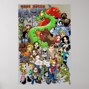 Brat-halla Cast Poster