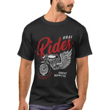 Brat Rides Motos Personnalisées T-Shirt