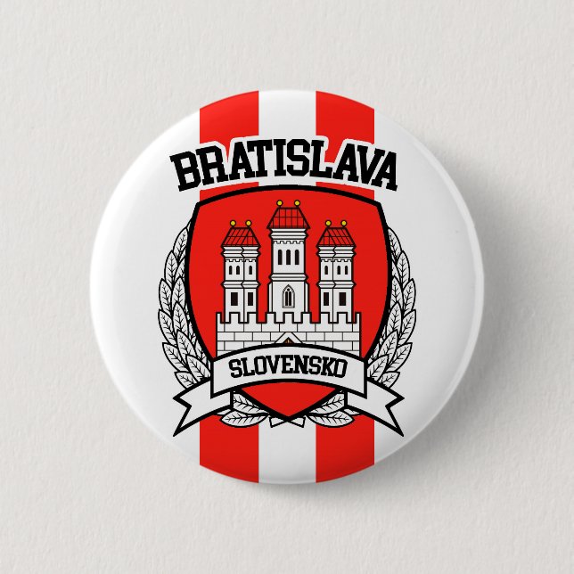 Bratislava 2 Inch Round Button (Front)
