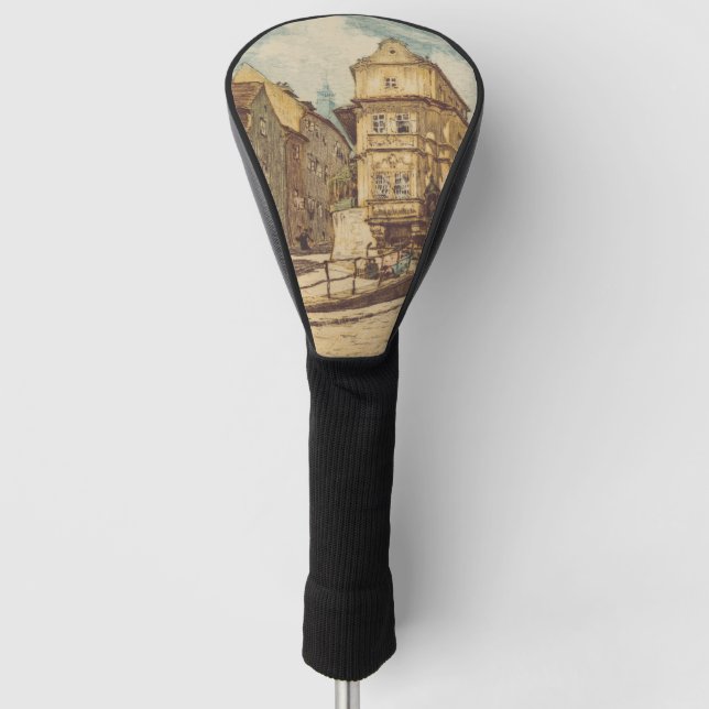 Bratislava by Richard Lux Architectural Art Golf Head Cover (Front)