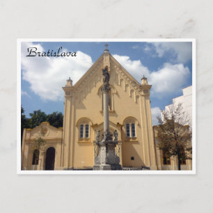 bratislava capuchin border postcard