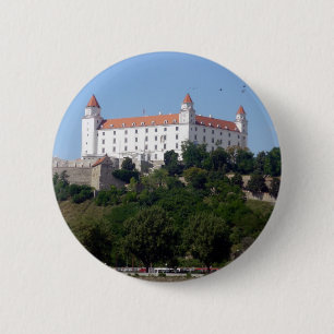 bratislava castle 2 inch round button