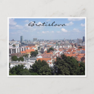 bratislava city border postcard
