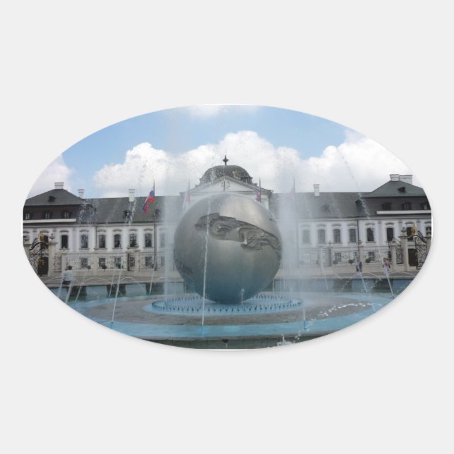 bratislava grassalkovich oval sticker (Front)