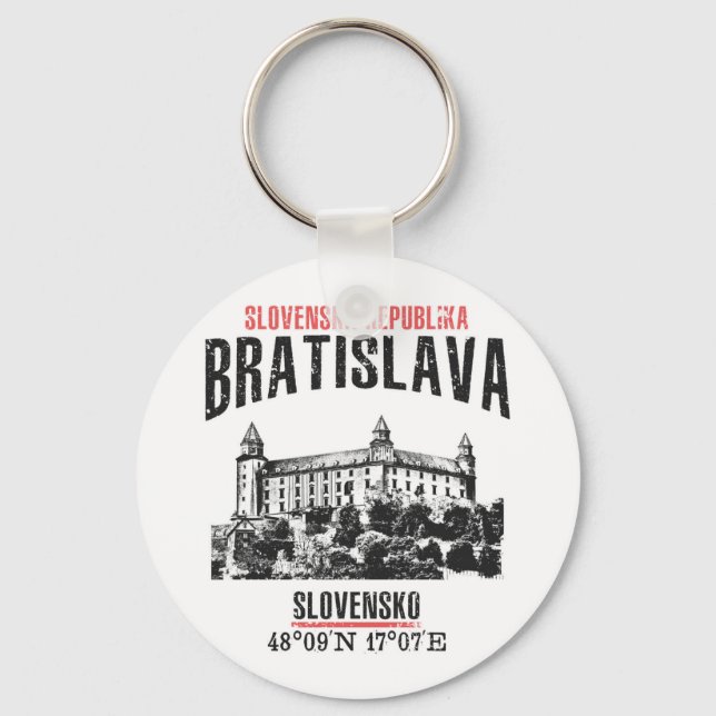 Bratislava Keychain (Front)