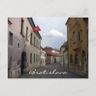 bratislava lanes postcard