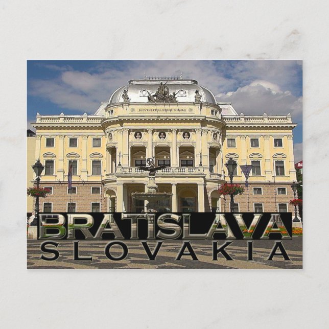 Bratislava Postcard (Front)