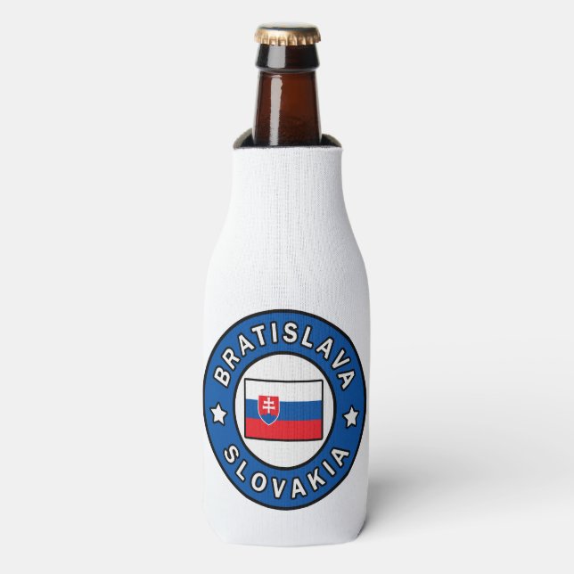 Bratislava Slovakia Bottle Cooler (Bottle Front)