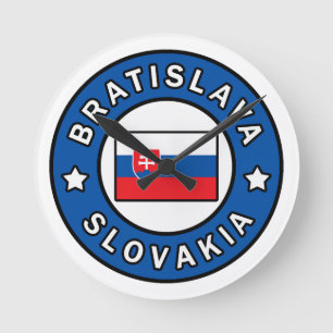 Bratislava Slovakia Round Clock