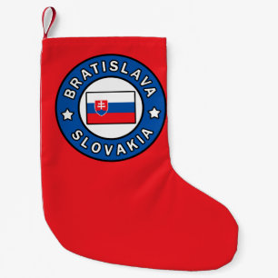 Bratislava Slovakia Small Christmas Stocking