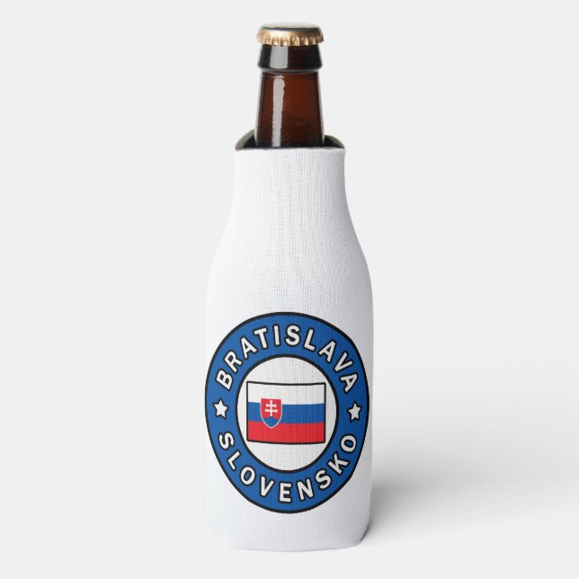 Bratislava Slovensko Bottle Cooler (Bottle Front)