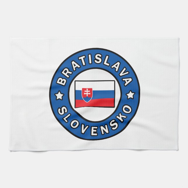 Bratislava Slovensko Kitchen Towel (Horizontal)