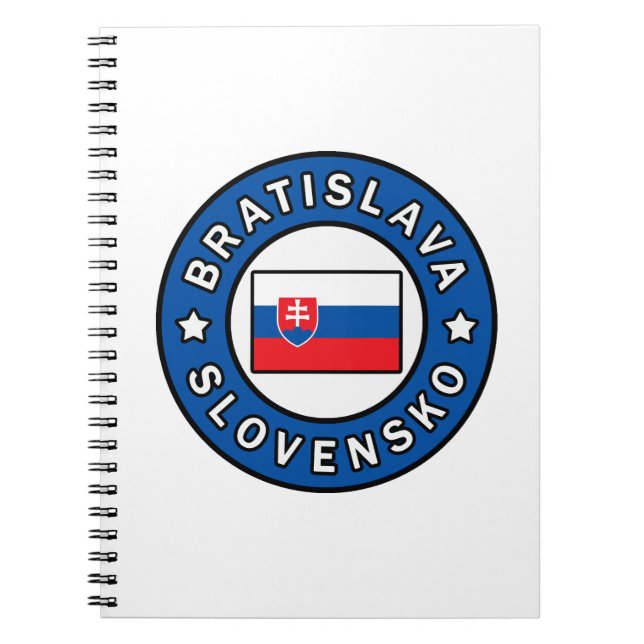 Bratislava Slovensko Notebook (Front)
