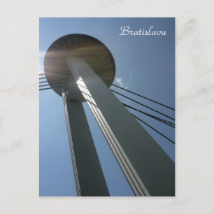 bratislava ufo high postcard