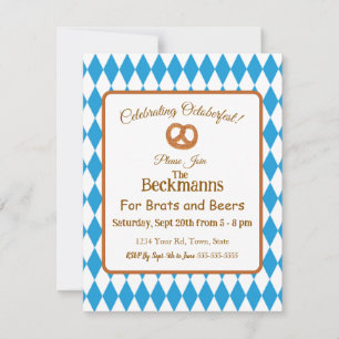 Brats et bières Octoberfest Invitation 2