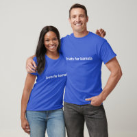 Brats for kamala simple minimalist white text
