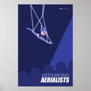 Brattleboro Circus Poster Series - Aeralists