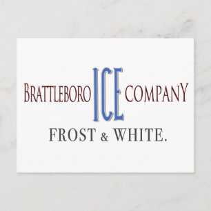 Brattleboro Ice Company Postcard