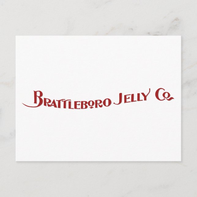 Brattleboro Jelly Company Postcard (Front)