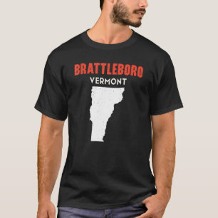 Brattleboro Vermont USA State America Travel Vermo T-Shirt