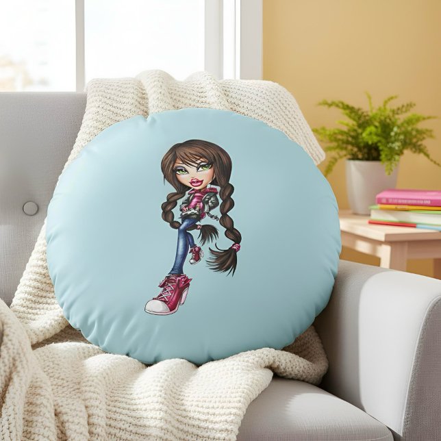 Bratz Round Pillow (Creator Uploaded)