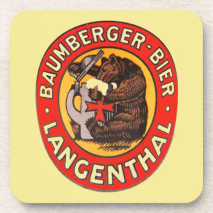 Brauerei Baumberger Langenthal Kork-Untersetzer Coaster