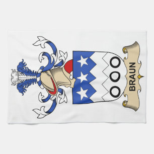 Braun Family Crests Kitchen Towel