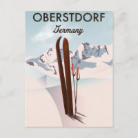 Brauneck Bavaria, Germany Ski poster