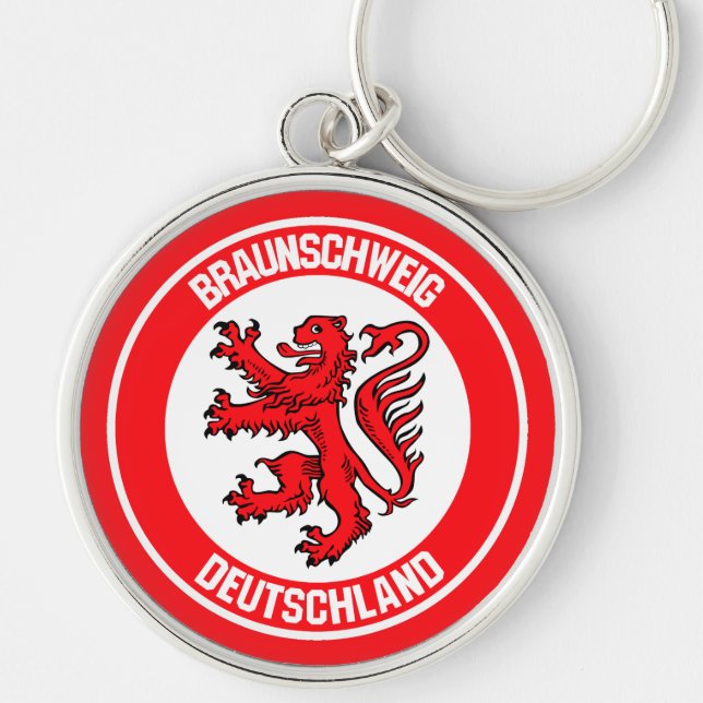 Braunschweig Round Emblem Keychain (Front)