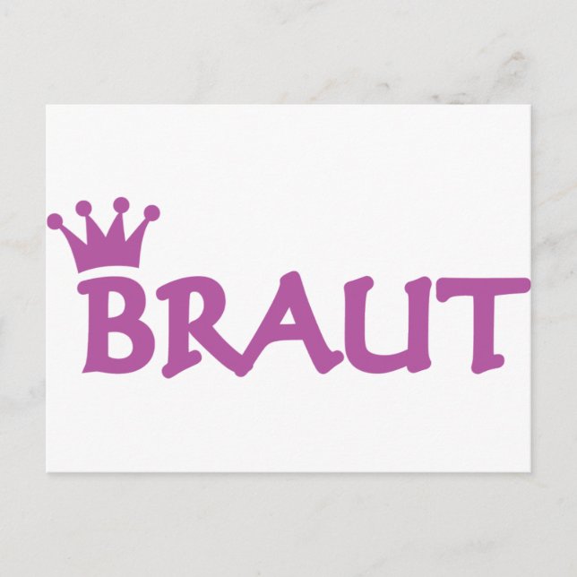 Braut icon postcard (Front)