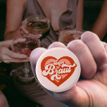 Braut Und Team Braut Bachelorette Retro Heart 1 Inch Round Button<br><div class="desc">Braut Und Team Braut Bachelorette Retro Heart button
Vintage Bride To Be Bride's Maid BrideTribe</div>