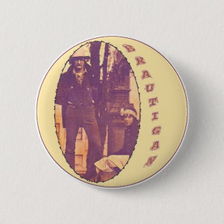 Brautigan 2 Inch Round Button