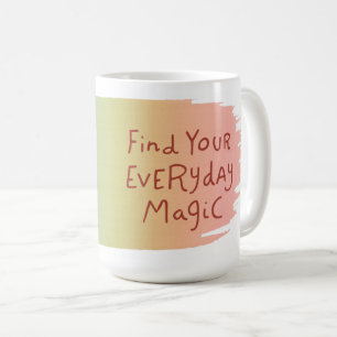 Brave Apprentissage quotidien Magie Mug Bourgogne